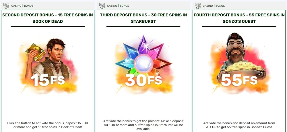 Lucky Bird Casino bonusar