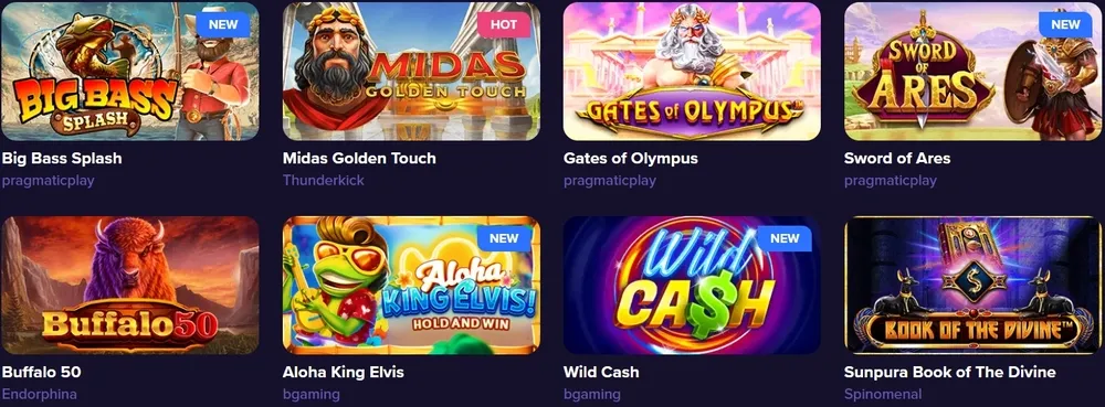 Sunpura Casino spel och slots